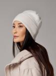 Шапка двойная с пухом енота PR 25007