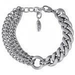 Браслет (покрытие античное серебро) 19-22см