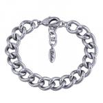 Браслет (покрытие родий) 18-21см