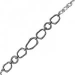 Браслет 22см (покрытие античное серебро)