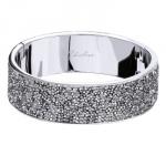 Браслет Галактика (кристаллы SW серебристые; покрытие родий)