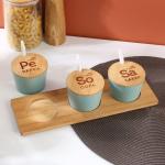 Банки керамические для хранения «+100 к вкусу», 250 мл, 3 шт.