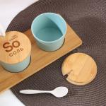 Банки керамические для хранения «+100 к вкусу», 250 мл, 3 шт.