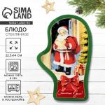 Блюдо новогоднее «Счастья в дом», 22.5?14?2 см