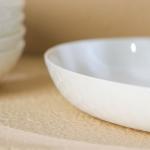 Набор десертных тарелок Luminarc DIWALI SHELLS, d=19 см, стеклокерамика, 6 шт, цвет белый