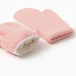 Варежки детские MINAKU, розовые, 18 см