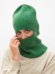 Балаклава женская MINAKU, размер one size 52-58, зелёная