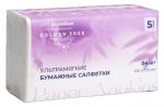 GOLDEN TREE Салфетки бумажные пятислойные, 84шт