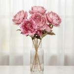 Букет Пионов 5шт FLOWERS GLAMOUR 60см розовые