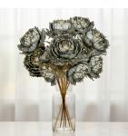 Букет Пионов 9шт FLOWERS GLAMOUR 60см зеленые