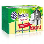 Губка для посуды INSULA Макси Оптимум 5 шт