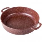 Жаровня литой алюминий 3,5л 26*7см «Шоколад» ж261аш