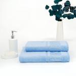 Набор полотенец "Бамбук" (голубой)