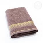 Полотенце махровое "Гармония" (коричневый)