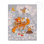 Набор полотенец из рогожки "Кумушка"