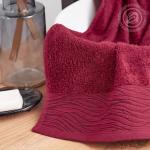 Полотенце махровое "Модерн" (малиновый)