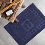 Полотенце махровое "Ножки" (синий)