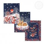 Набор полотенец из рогожки "Колядки"