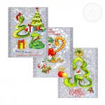 Набор полотенец из рогожки "Маскарад"