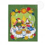 Набор полотенец из рогожки "Угощение"