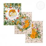 Набор полотенец из рогожки "Мурлыка"