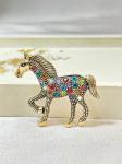 Брошь "Сказочная лошадь" символ 2026 года