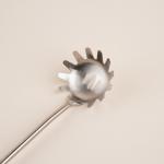 Ложка для спагетти SL Home «Рустик», 34?8.5 см, нержавеющая сталь, серебристая