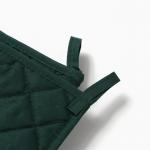 Кухонный набор «Клевер»: варежка-прихватка 20?27 см, прихватка 17?17 см