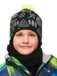 AOAW23HW1K116 Шапка с завязками д/мал. "Матиас"