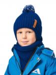AOAW23HW1K117 Шапка с завязками д/мал. "Бернар"
