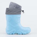 голубой сапожки малодетская, дошкольная Полимерн.мат.