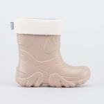 бежевый сапожки малодетская, дошкольная Полимерн.мат.