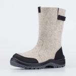 бежевый сапожки мужская Войлок