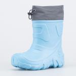 голубой сапожки школьная Полимерн.мат.