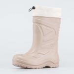 бежевый сапожки школьная, подростковая Полимерн.мат.