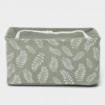 Кофр для хранения вещей Доляна Leaves, 39?29?20 см, 24 л, зелёный
