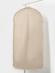 Чехол для одежды LaDо?m на молнии, 120?60 см, бежевый, материал батист