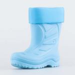 голубой сапожки малодетско-дошкольные ЭВА