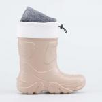 бежевый сапожки малодетская, дошкольная Полимерн.мат.