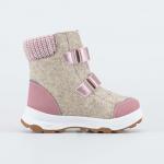 беж-роз ботинки дошкольная Войлок