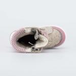 беж-роз ботинки дошкольная Войлок