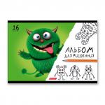"Светоч" 16АЛСК4_1_3_9 Альбом для рисования 100 г/м2 A4 29 х 20.5 см 16 л. на скобе 10 шт.