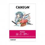 "Canson" Альбом для маркеров Graduate MANGA 200 г/м2 30 л. A4 21 х 29.7 см