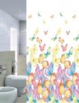 Butterflies Штора для ванной с утяжелителем размер: 180х200 см; материал: PLE  (ткань полиэстер)