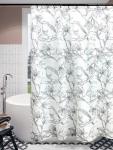 EDEN Штора для ванной с утяжелителем;размер: 180х200 см;материал: PLE  (ткань полиэстер).