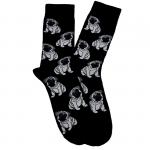 В мире животных | Носки Грустный мопс, р-р 38-44 (черный)