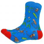 В мире животных | Носки Мартышки, р-р 38-44 (голубой)