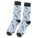 В мире животных | Носки  Атлантический тупик, р-р 38-44 (голубой)