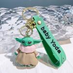 Star Wars | Объемный брелок "Малыш Йода. Улыбается", 6,5см (в холщовом мешке)