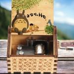 Мир Хаяо Миядзаки | Музыкальная шкатулка "Тоторо"р-р 6,5х5,2 (крафтовый)